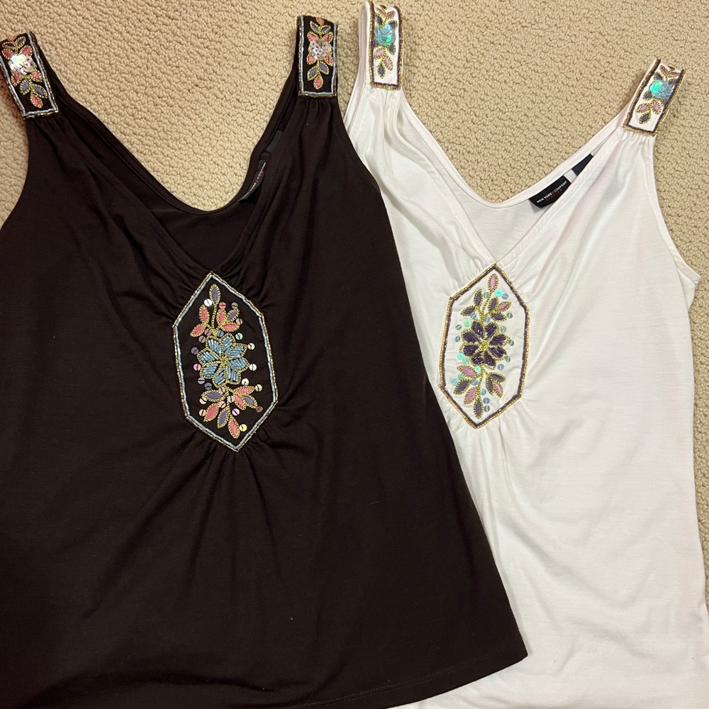New York & Company Sequin Tops